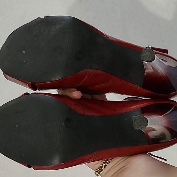 💰 BCBGirls open toe heels with ankle strap size 8 - Picture 8 of 10
